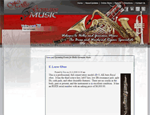Tablet Screenshot of hollisgermannmusic.com